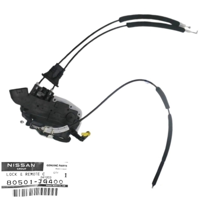 NISSAN X-TRAIL T31 07- ZAMEK DRZWI LEWY PRZEDNI PRZÓD OE 80501-JG400